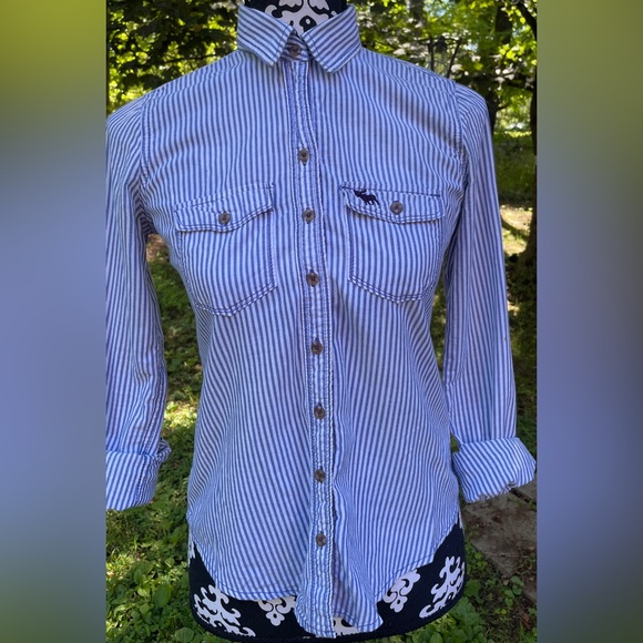 Abercrombie & Fitch vintage striped button down - Picture 5 of 8